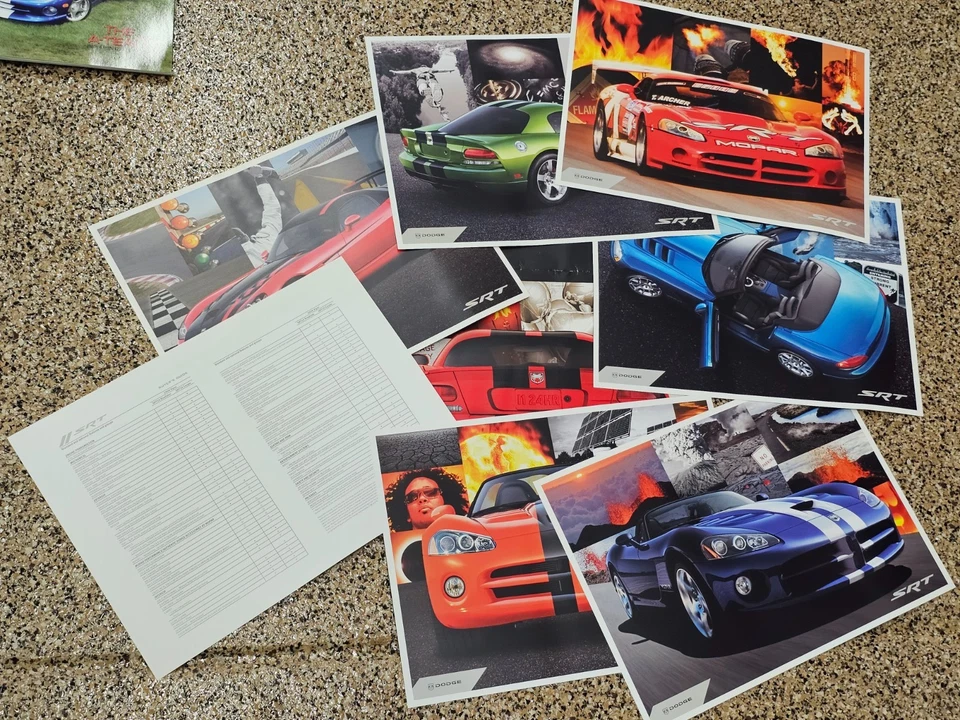 OFERTA!!! Devoluciones de superdeportivos SRT VIPER, folletos de concesionario raros y más - ¡¡¡ENVÍO GRATUITO!!!! Foto 2 de 2