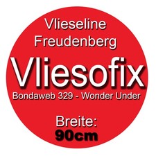1 Meter Vliesofix 90cm breit, beidseitig haftend (Freudenberg) (6,22 EUR/m²)