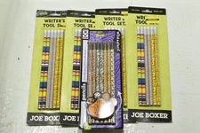 4 Joe Boxer Writer’s Tool Pencil sets + 1 Wild Safurri set 2003 Kmart Vintage