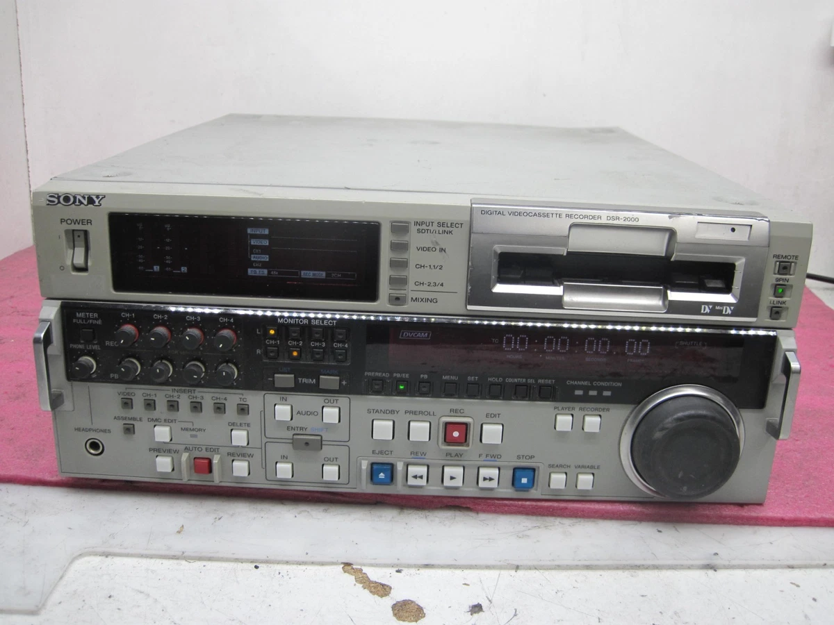 sony DSR-2000 DVCAMレコーダー wgteh8f Sony DSR-2000 DVCAM Studio Editing Recorder