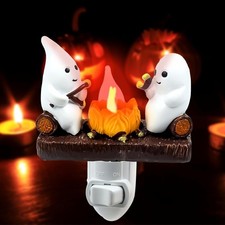 Collectible Ghost Campfire Flickering Night Light, Ghosts Campfire 3D Halloween