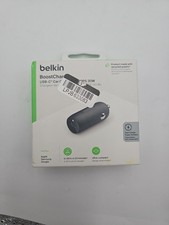 belkin - BoostCharge Car Charger - 30W - Blac...