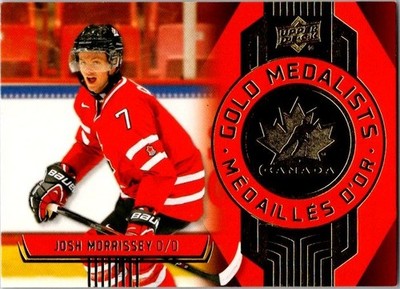 2025-26 Upper Deck Tim Hortons Team Canada Gold Medalists Josh Morrissey #GM-10
