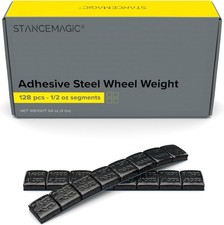 - 0.5oz 1/2oz - Black Adhesive Stick On Wheel Weights,Easy Peel,Low Profi Black