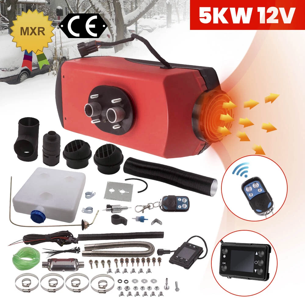 Air Diesel Heater 12V 5KW Tank Remote Control LCD Switch Thermostat Caravan  RV 6941577356067 | eBay