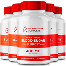  5 Pack Blood Sugar Complete Support Supplement Pills for Healthy Blood Levels