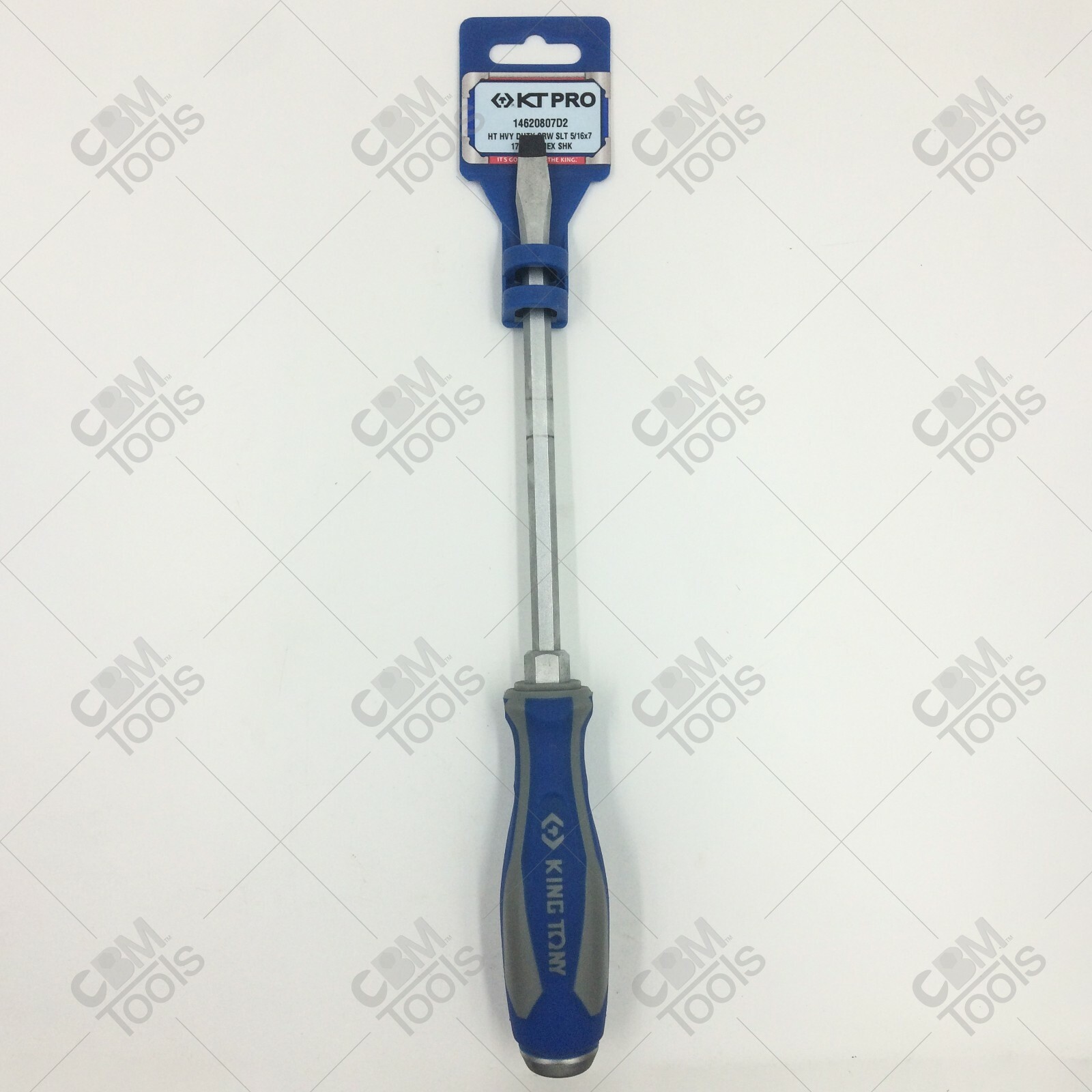 KT Pro 14620807D2 5/16 Heavy Duty Slotted Screwdriver for Tough Jobs