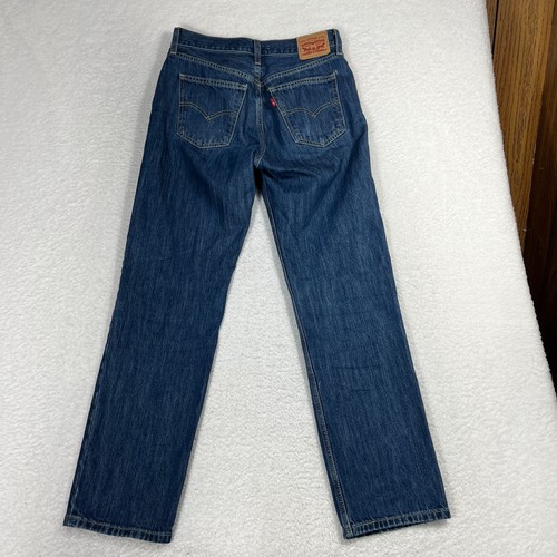 Jeans Levi's Low Pro gamba dritta donna 26 (29x30) DIFETTI* denim blu vita alta - Foto 10 di 16