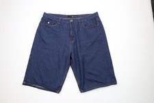 Vintage Rocawear Mens 40 Faded Baggy Relaxed Fit Hip Hop Denim Jean Shorts Blue
