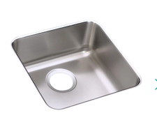 Elkay Lustertone 14-1/2" Undermount Single Basin Stainless Steel Kitchen Sink