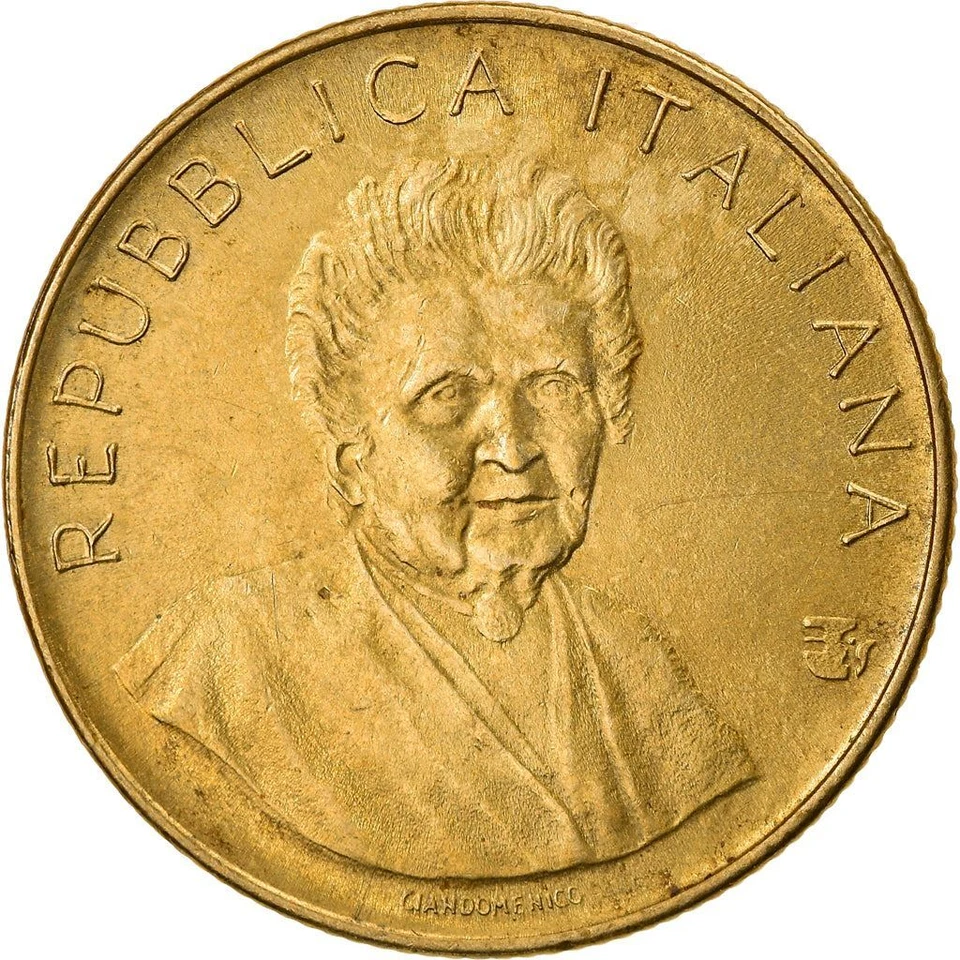 Italy Coin 200 Lire FAO | Maria Montessori | Book | 1980 - Image 2 of 4