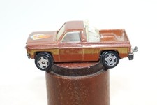 ERTL The FALL GUY Colt 1982 GMC Sierra Truck 1/64 Diecast Brown Chrome Wheels