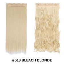 Clip In Hair Extensions AS Remy Human Full Half Head Highlights One Piece 24" UK