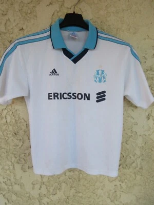 Maillot OLYMPIQUE de MARSEILLE OM ADIDAS vintage 2000 maglia shirt jersey 12 ans - Photo 1/4