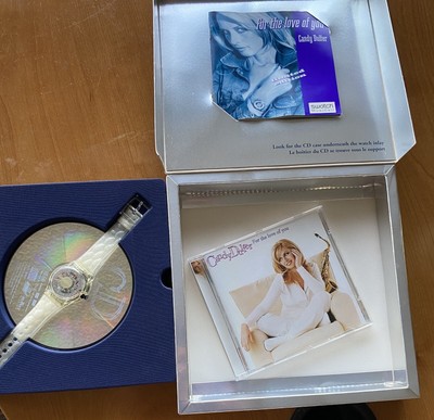 Swatch Special SLS02PACK Silver CD Box (Funky Stuff) watch 1997 Collection NEW