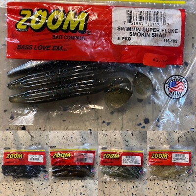 Zoom Bait Company Variety Baits 5Pack Mixed New