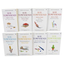 Adrian Mole Series by Sue Townsend 8 Books Se...