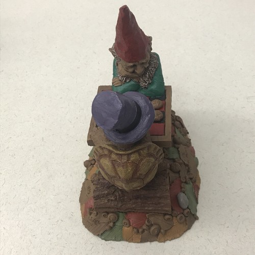 New Vintage Tim Wolfe Cairn Studio It’s Your Move Turtle Gnome Statue #84 - Picture 12 of 12