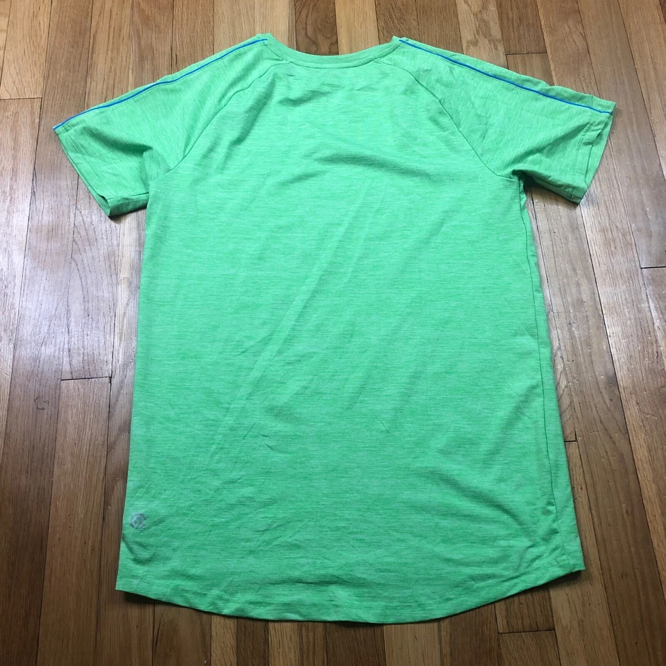 Champion Shirt Girls XL Short Sleeve Green Top Sport Youth Athletic - Image 4 of 4
