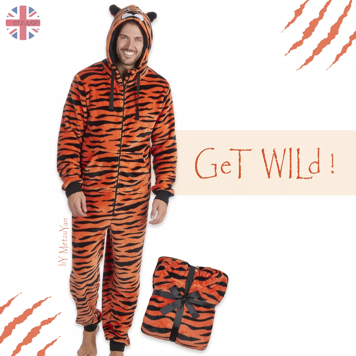 Hooded fleece best sale jumpsuit