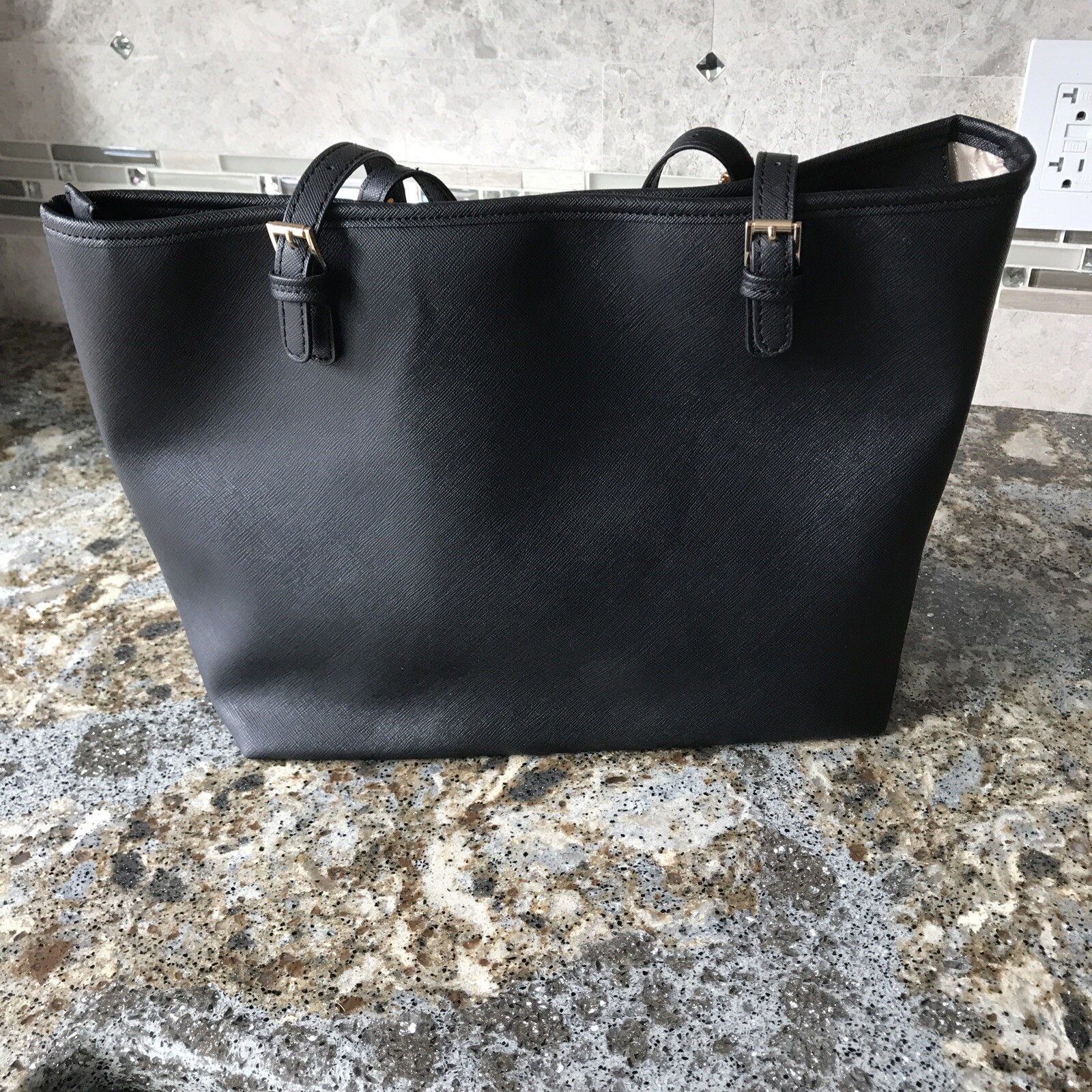 Michael Kors Merlot Leather Charlotte Tote Shoulder Bag - Red image 4