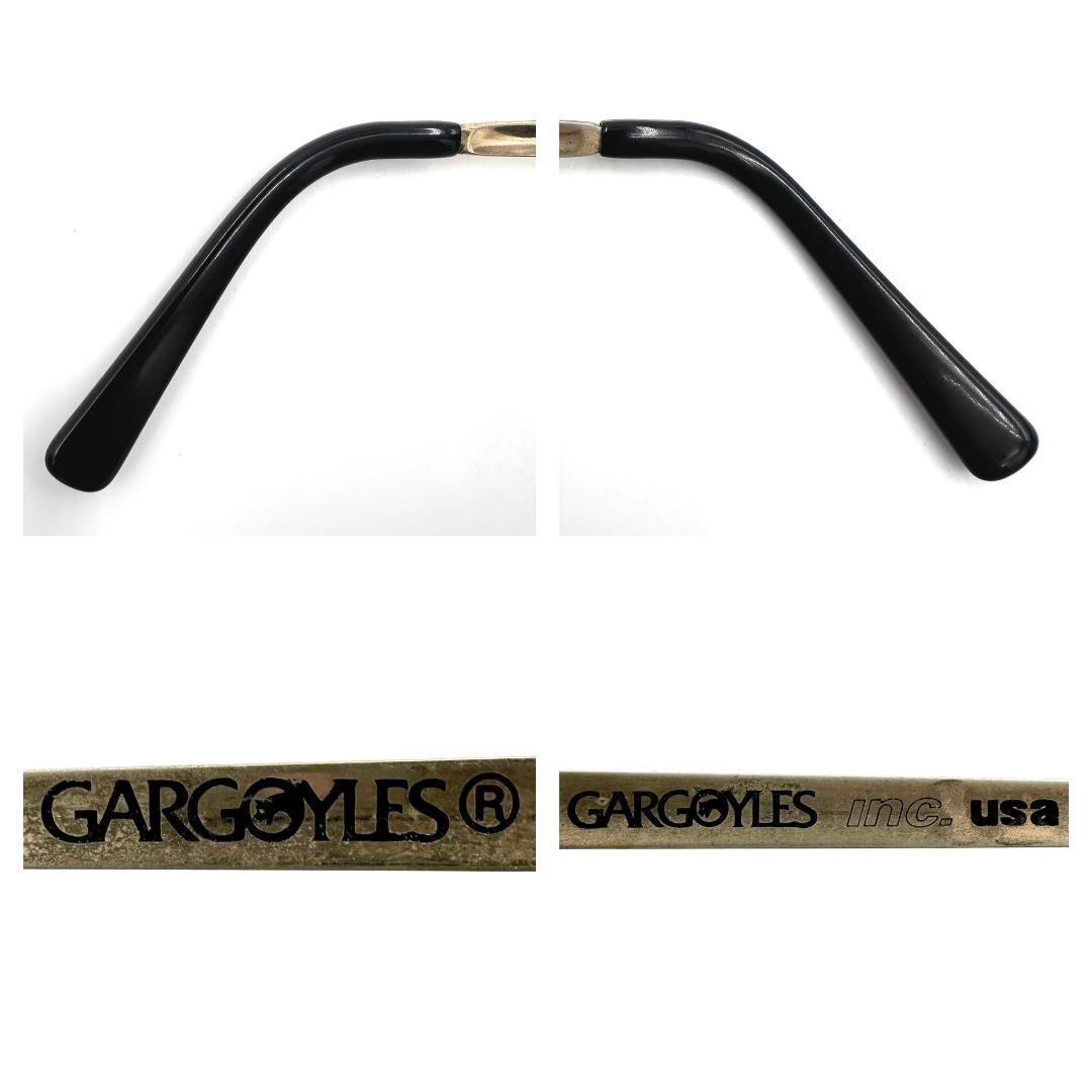 GARGOYLES Sunglasses Side Logo Gold Black terminator Men's w