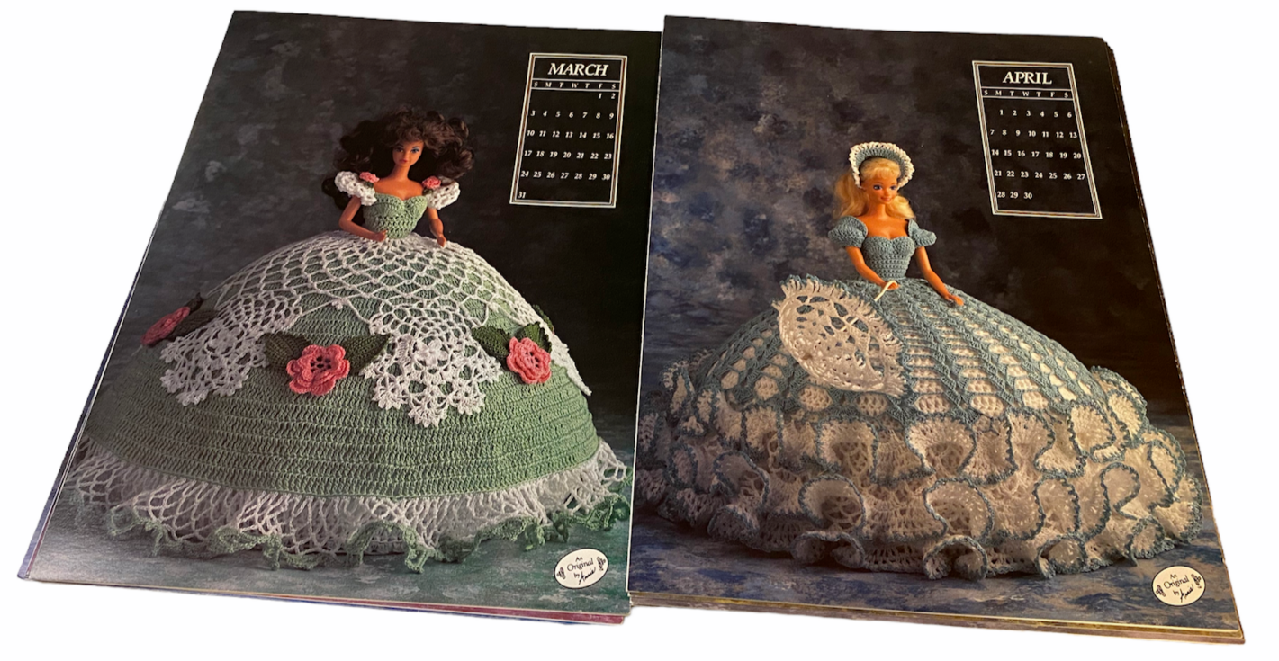 VTG Annie's Calendar Bed Doll Society 1991 Collector's Series Complete