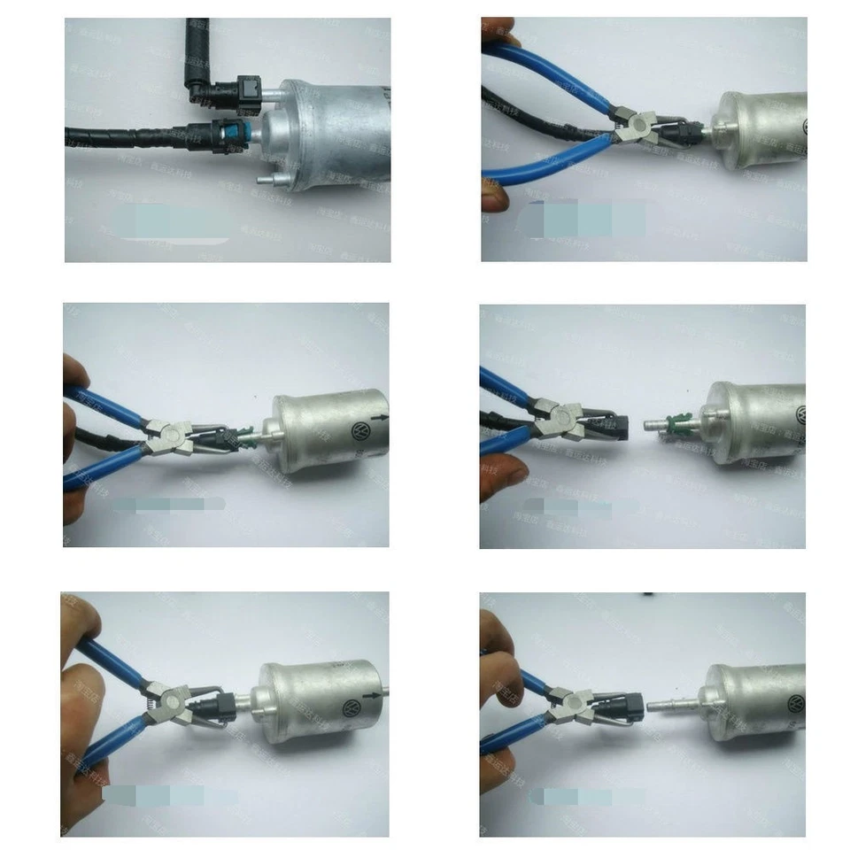 Car Fuel Line Petrol Clip Pipe Hose Connector Quick Release Removal Plier Tool Foto 2 de 4