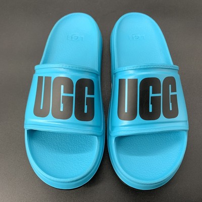 UGG WILCOX SLIDE MENS US 9 OASIS BLUE SLIP ON WATERPROOF  display picture 2