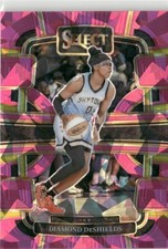 2023-24 Panini Select WNBA Pink Ice Prizm Diamond DeShields Chicago Sky #100