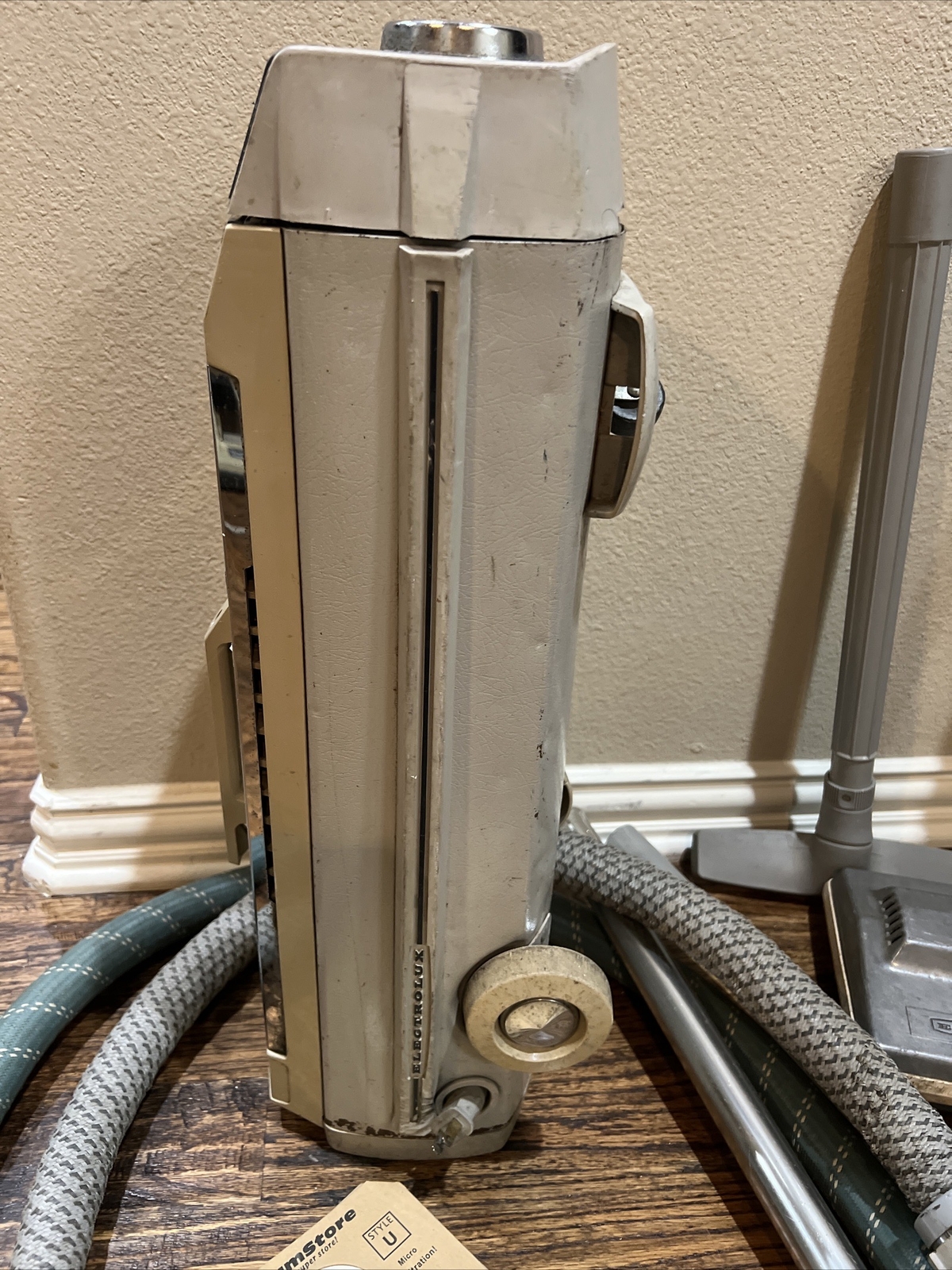 Tested Electrolux Diamond Jubilee Canister Vacuum BUNDLE Power Nozzle