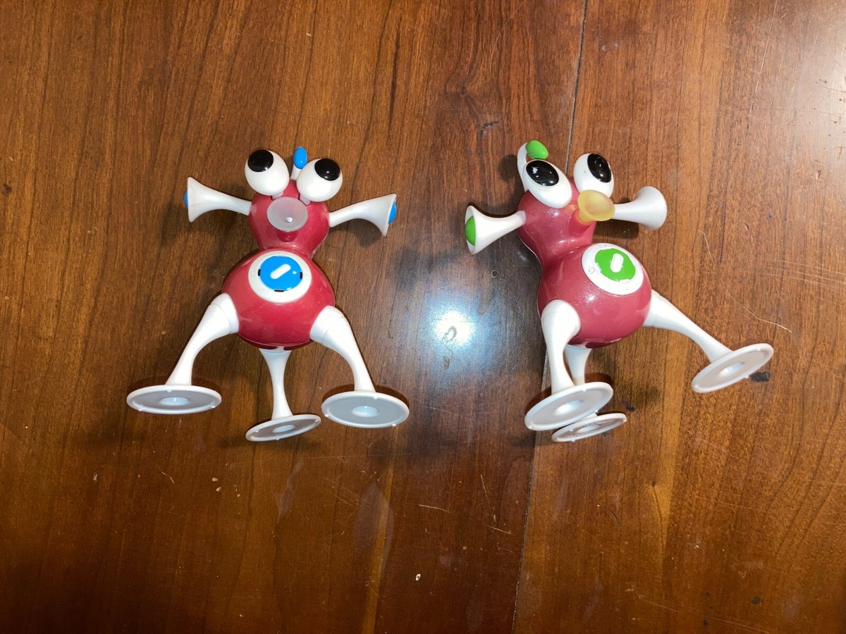 2 Mcdonald's Zizzle IZ Happy Meal Toys Lot Set Red Blue Pink Green