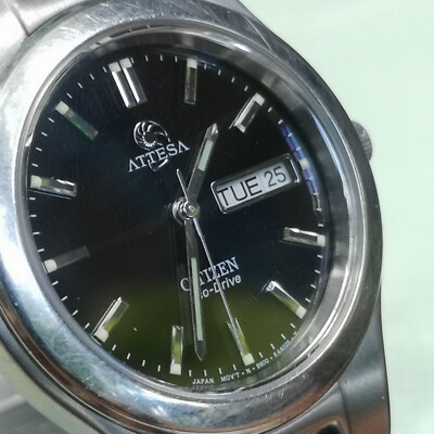 Vintage Citizen Eco-drive ATTESA men Quartz watch. B800-k17918. | eBay