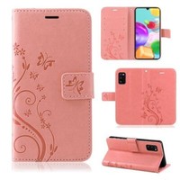Handy Tasche FüR Samsung Galaxy A51 SM-A515 Flip Cover Wallet Case Etui Rosegold