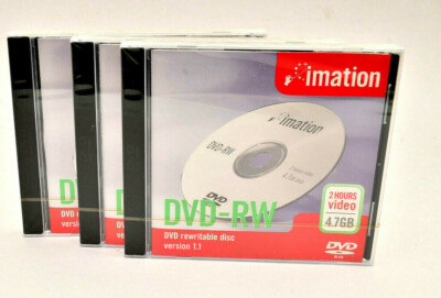 Imation DVD-RW 4.7GB 120Min COMPATIBEL-NEU Und EINGESCHWEISST 3 Stück