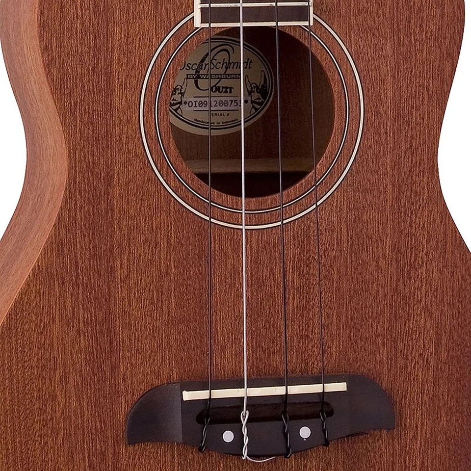 Ukelele tenor Oscar Schmidt OU2T, satinado natural Foto 3 de 4