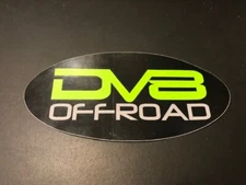 DV8 OFFROAD CO LOGO STICKER / DECAL RACING 6.5X3