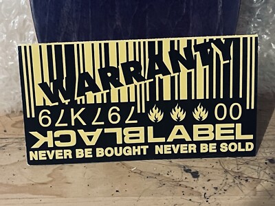 Rare/ Limited Edition Jeff Grosso Black Label 'Enjoy' (#PS21711