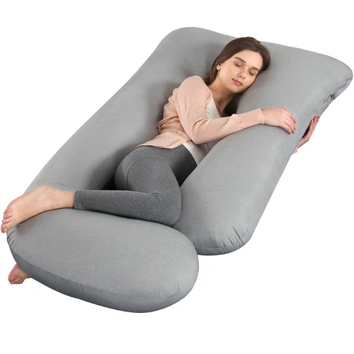 Pregnancy Pillow Full Body Maternity Women U/J-Shape Side Sleeper Support Pillow - Picture 107 of 129