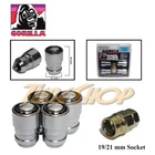 4 GORILLA GUARD LOCK 1 KEYS ACORN SEAT OE STOCK WHEEL RIM LUG NUTS 14X1.5 CHROME
