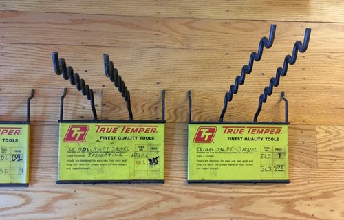 5 Vintage Advertising Metal Display Signs True Temper Tools Store Display Racks - Picture 5 of 8