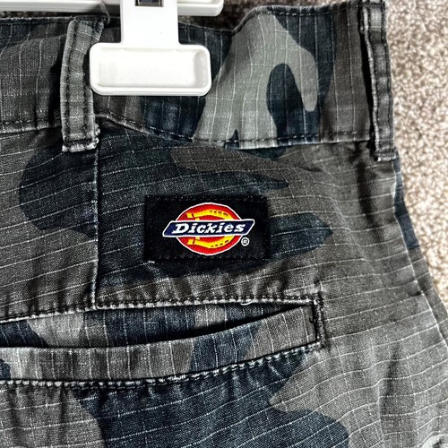 Pantalones Cortos Dickies Cargo Para Hombre 38 Multicolor Camuflaje 100% Algodón Calce Relajado Logo - Imagen 5 de 8