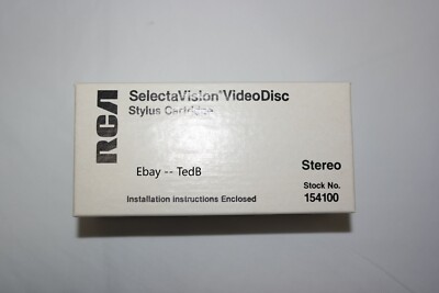 ❋1363❋ RCA SelectaVision CED VideoDisc Stylus Cartridge 154100 NEW / NOS
