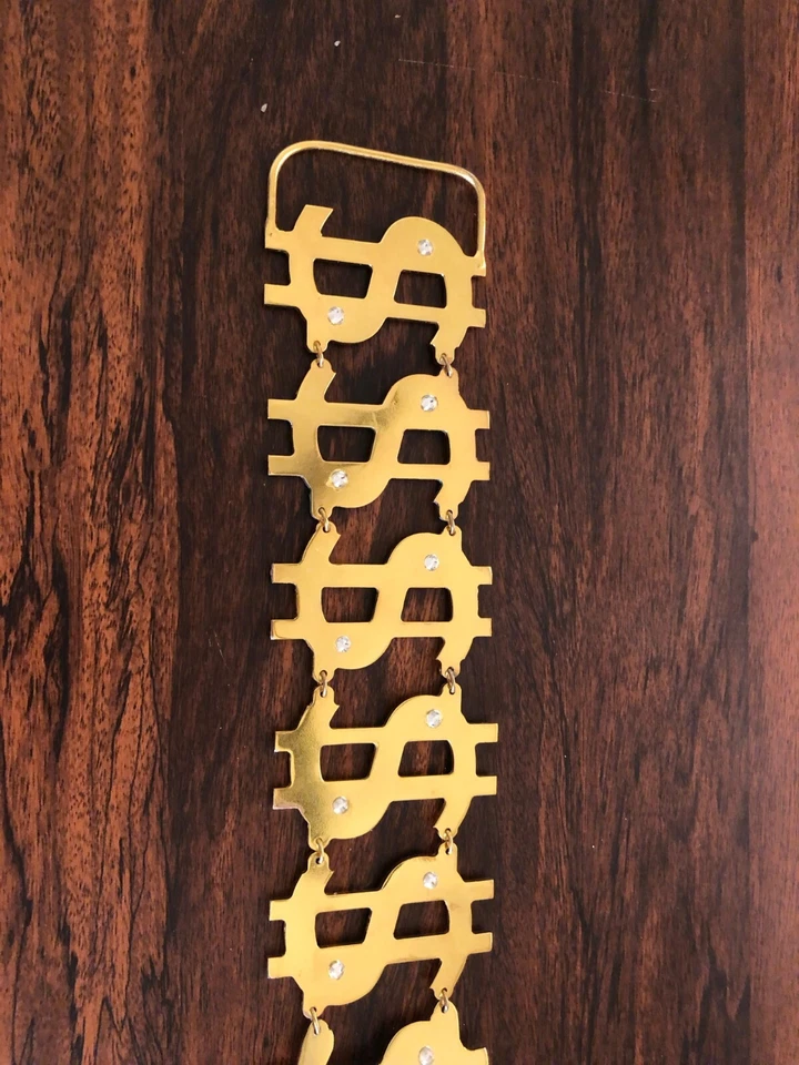 Million Dollar Man Championship Belt Wwe Replica Gold Wrestling 4MM Zinc - Image 4 of 4