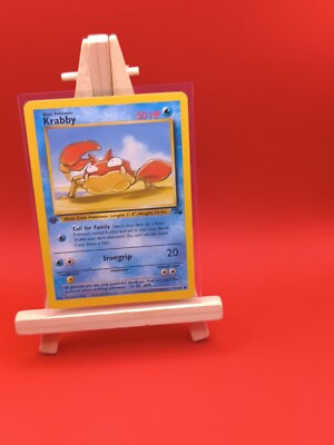 Krabby 51/62 Fossil 1st Edition Vintage Pokemon Card | eBay