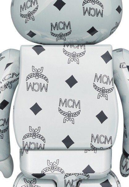 MEDICOM TOY - BE@RBRICK  WHITE CHROME Ver. 100％ &amp; 400％ Medicom PiL Chrome Ver. 100% 400% Bearbrick Figure Set white