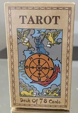 Tarot Cardo New Deck New Open Pack Briefly Used No Bend Cards With Manual