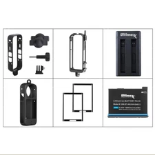 Ultimaxx Insta360 ONE X3 Essential Protective Accessory Bundle Include Frame Kit