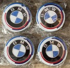 4  BMW Logo 50 year 50th Anniversary Wheel Center Cap Hubcap  3613 6783536 Set