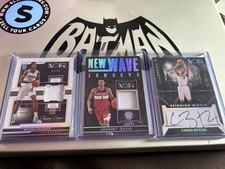 2022-23 PANINI NOIR 3 JERSEY/AUTO LOT